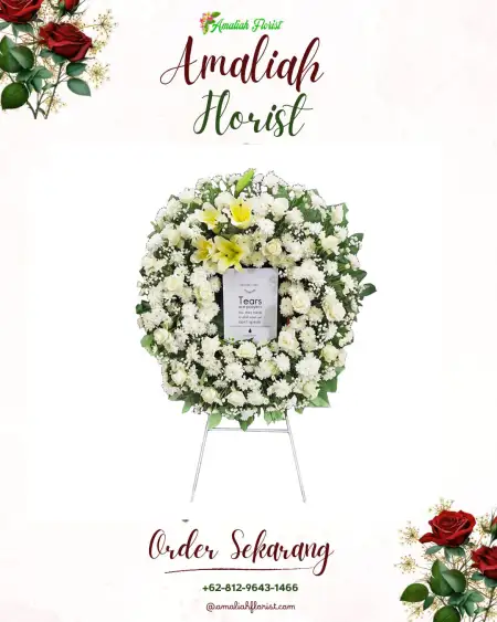 Krans Bunga Duka Kemiri